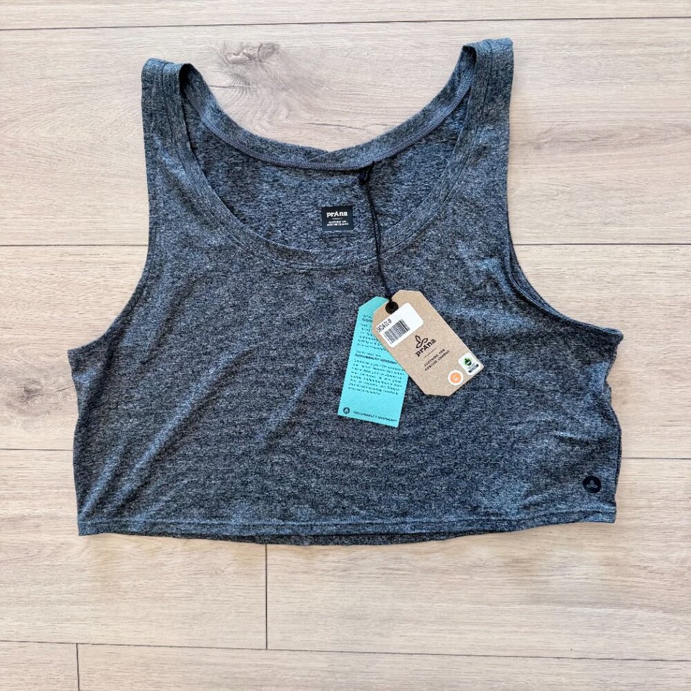 Prana Grey Crop Top